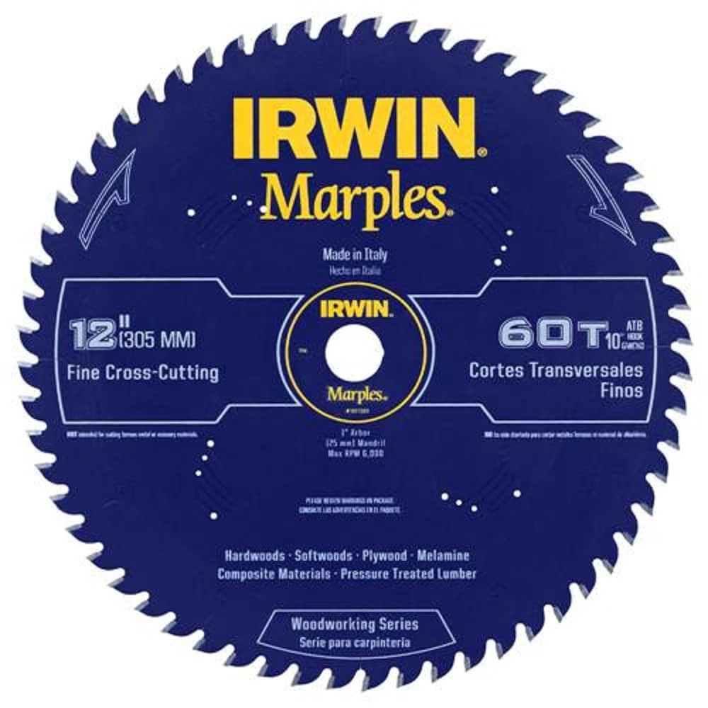 Budget 🎉 IRWIN Circular Saw Blades Marples 12-in ❤️ 3 Budget 🎉 IRWIN Circular Saw Blades Marples 12-in ❤️