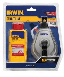 Best deal ⭐ IRWIN Chalk Reels STRAIT-LINE MACH 6 100-ft Chalk Reel 🔔