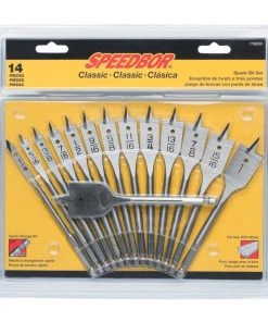 New 🤩 IRWIN Woodboring Drill Bits Classic 14-Piece Assorted Woodboring Spade Drill Bit Set ✨ -Cheap IRWIN Store 05384884
