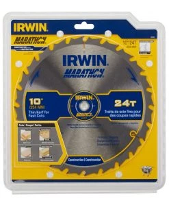 Cheapest 🤩 IRWIN Circular Saw Blades Marathon 10-in 24-Tooth Carbide Miter/Table Saw Blade 🎉 -Cheap IRWIN Store 05385557