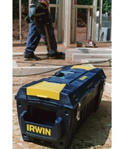 Budget 🔔 IRWIN Portable Tool Boxes 29-in Blue Resin Lockable Tool Box 🤩 -Cheap IRWIN Store 07650434