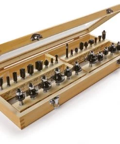 New ❤️ IRWIN Router Bit Sets 30-Piece Carbide-Tipped Router Bit Set 🌟