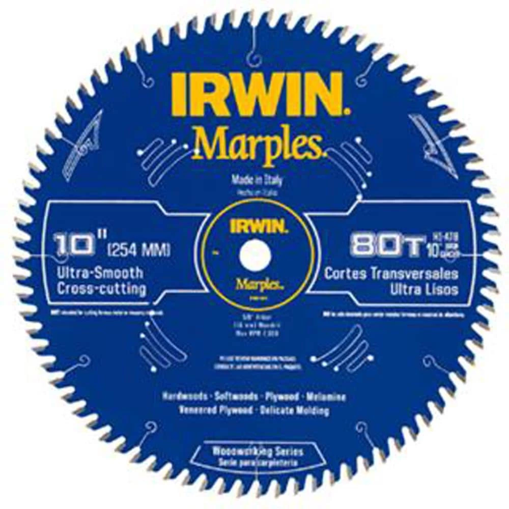 Deals ๐ IRWIN Circular Saw Blades Marples 10-in 80-Tooth Carbide Miter/Table Saw Blade ๐ 3 Deals ๐ IRWIN Circular Saw Blades Marples 10-in 80-Tooth Carbide Miter/Table Saw Blade ๐