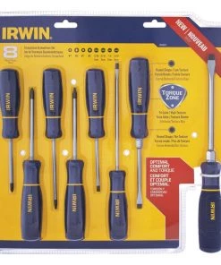 Best reviews of 💯 IRWIN Screwdrivers 8-Piece Plastic Handle Set Screwdriver Set ❤️