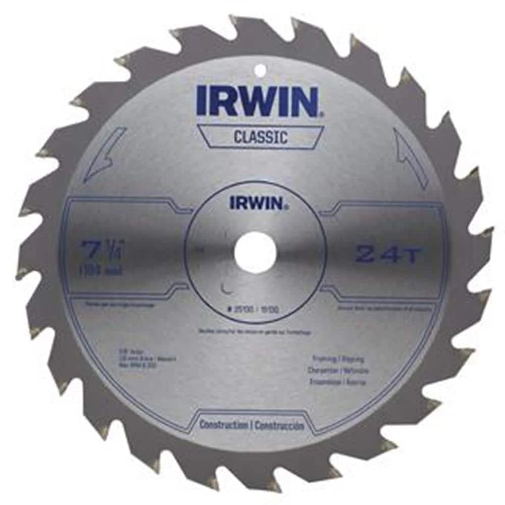 Best Sale โค๏ธ IRWIN Circular Saw Blades Classic 7-1/4-in 24-Tooth Carbide Circular Saw Blade ๐ 3 Best Sale โค๏ธ IRWIN Circular Saw Blades Classic 7-1/4-in 24-Tooth Carbide Circular Saw Blade ๐