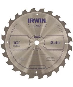 Cheapest 👏 IRWIN Circular Saw Blades Classic 10-in 24-Tooth Carbide Miter/Table Saw Blade ⭐