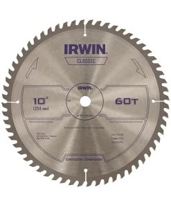 Outlet 💯 IRWIN Circular Saw Blades Classic 10-in 60-Tooth Carbide Miter/Table Saw Blade 🎁