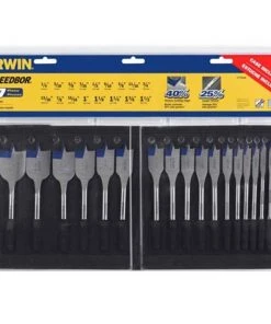 Wholesale 🎁 IRWIN Woodboring Drill Bits 17-Piece 1/4-in Woodboring Spade Drill Bit Set 🛒