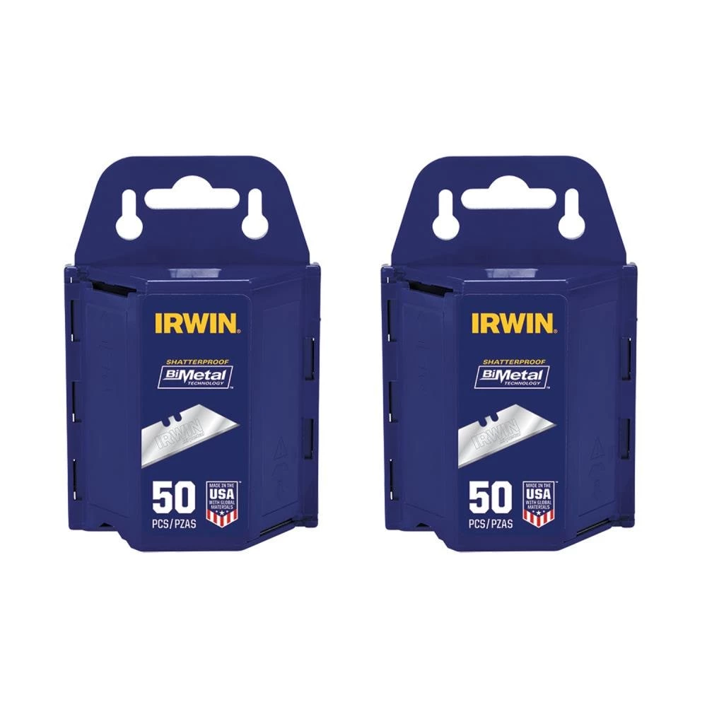 Brand new ๐ IRWIN Replacement Utility Blades Carbon Steel 3/4-in Utility Razor Blade(100-Pack) ๐ฅ 3 Brand new ๐ IRWIN Replacement Utility Blades Carbon Steel 3/4-in Utility Razor Blade(100-Pack) ๐ฅ