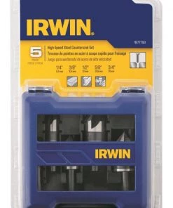 Coupon 🤩 IRWIN Twist Drill Bits 5-Piece Assorted x Set Black Oxide Coated Hss Twist Drill Bit Set 🎉 -Cheap IRWIN Store 14643338