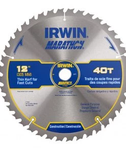 Best reviews of 🛒 IRWIN Circular Saw Blades Marathon 12-in 40-Tooth Carbide Miter/Table Saw Blade 😍 -Cheap IRWIN Store 16276849
