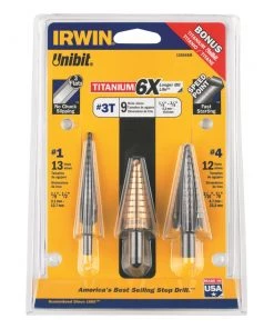 Coupon ⌛ IRWIN Step Drill Bits Unibit 3/8-in 13-Step Drill Bit 😀