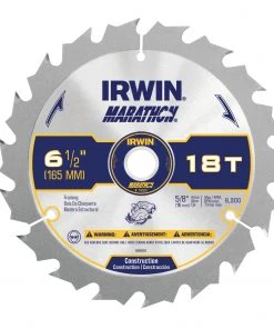 Best deal 🌟 IRWIN Circular Saw Blades Marathon 6-1/2-in 18-Tooth Carbide Circular Saw Blade ⌛