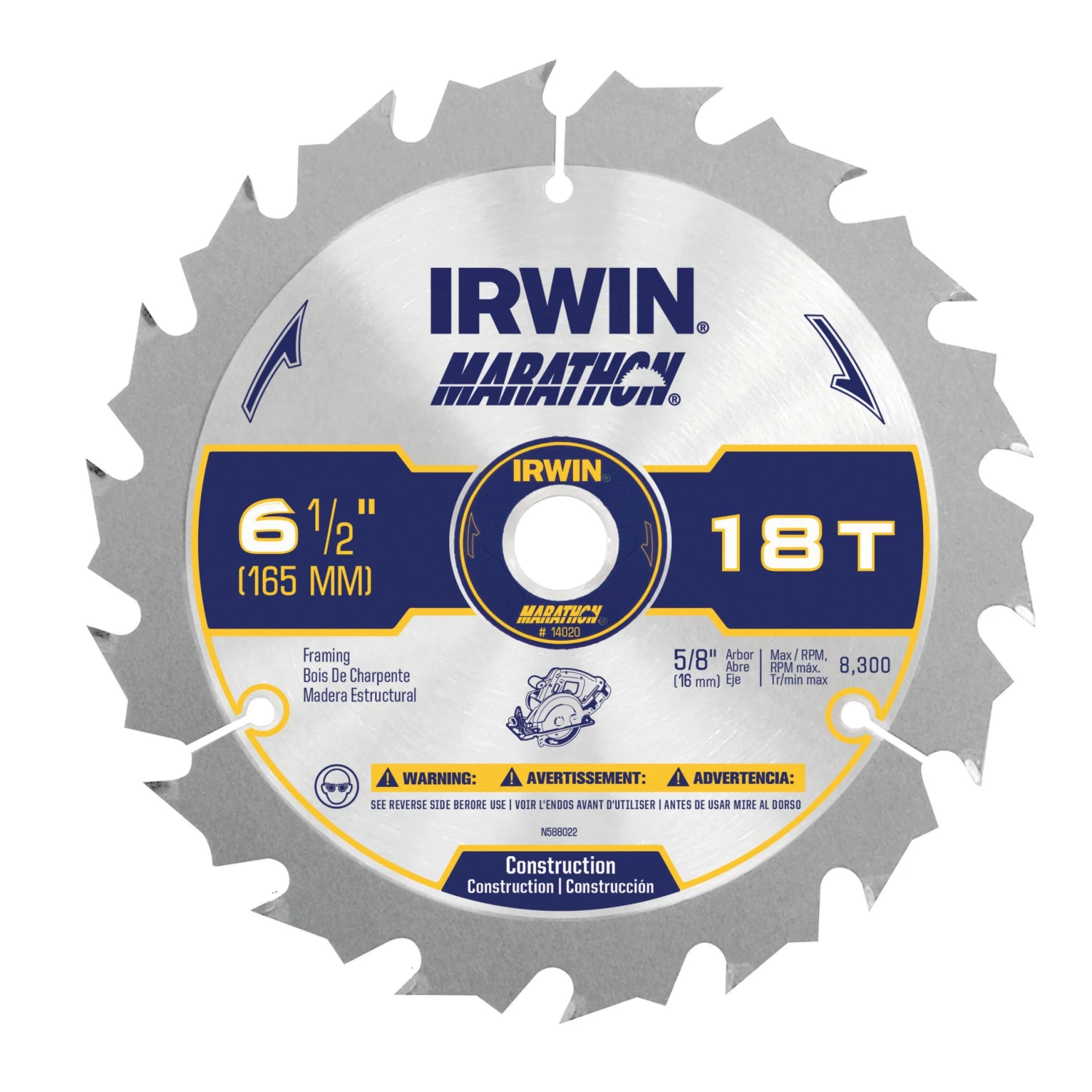 Best deal ๐ IRWIN Circular Saw Blades Marathon 6-1/2-in 18-Tooth Carbide Circular Saw Blade โ 3 Best deal ๐ IRWIN Circular Saw Blades Marathon 6-1/2-in 18-Tooth Carbide Circular Saw Blade โ