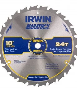 Cheapest 🤩 IRWIN Circular Saw Blades Marathon 10-in 24-Tooth Carbide Miter/Table Saw Blade 🎉