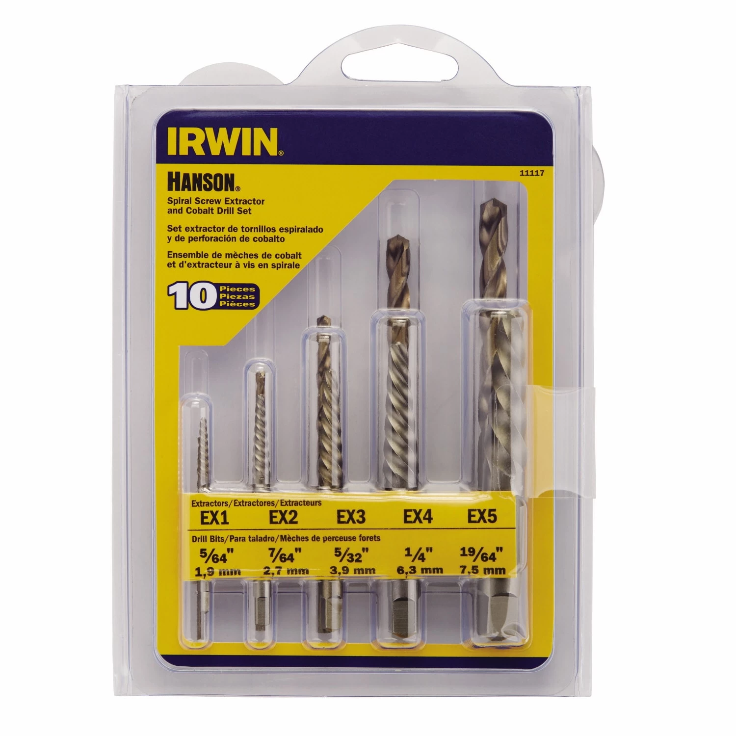 Outlet ๐ฅ IRWIN Screw Extractors & Sets Spiral Ext and Drill Bit 10 piece Set ๐ 3 Outlet ๐ฅ IRWIN Screw Extractors & Sets Spiral Ext and Drill Bit 10 piece Set ๐