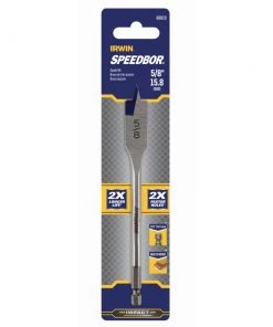 Deals 🧨 IRWIN Woodboring Drill Bits Standard Length 5/8-in Woodboring Spade Drill Bit ⭐