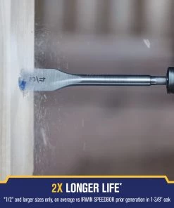 Wholesale 🛒 IRWIN Woodboring Drill Bits Standard length 3/4-in Woodboring Spade Drill Bit 🎉 13 Wholesale 🛒 IRWIN Woodboring Drill Bits Standard length 3/4-in Woodboring Spade Drill Bit 🎉 -Cheap IRWIN Store 17486766