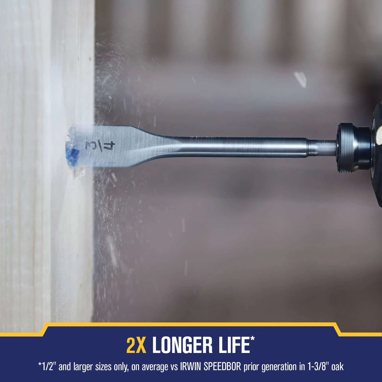 Wholesale 🛒 IRWIN Woodboring Drill Bits Standard length 3/4-in Woodboring Spade Drill Bit 🎉 7 Wholesale 🛒 IRWIN Woodboring Drill Bits Standard length 3/4-in Woodboring Spade Drill Bit 🎉 - Image 5