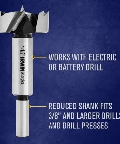 Cheap 👍 IRWIN Woodboring Drill Bits Marples 14-Piece 3/8-in Woodboring Forstner Drill Bit Set ⭐ -Cheap IRWIN Store 17683984