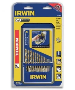 Buy 💯 IRWIN Twist Drill Bits 29-Piece Assorted x Set Titanium Twist Drill Bit Set ✔️ -Cheap IRWIN Store 18258747