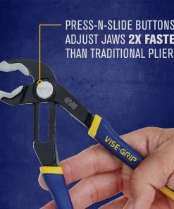 Hot Sale ❤️ IRWIN Plier Sets VISE-GRIP GrooveLock 2-Pack Tongue & Groove Plier Set 💯 -Cheap IRWIN Store 18258753
