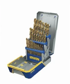 Buy 💯 IRWIN Twist Drill Bits 29-Piece Assorted x Set Titanium Twist Drill Bit Set ✔️