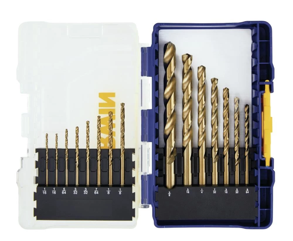 Top 10 ❤️ IRWIN Twist Drill Bits 15-Piece Assorted x Set Cobalt Twist Drill Bit Set 🎉 3 Top 10 ❤️ IRWIN Twist Drill Bits 15-Piece Assorted x Set Cobalt Twist Drill Bit Set 🎉