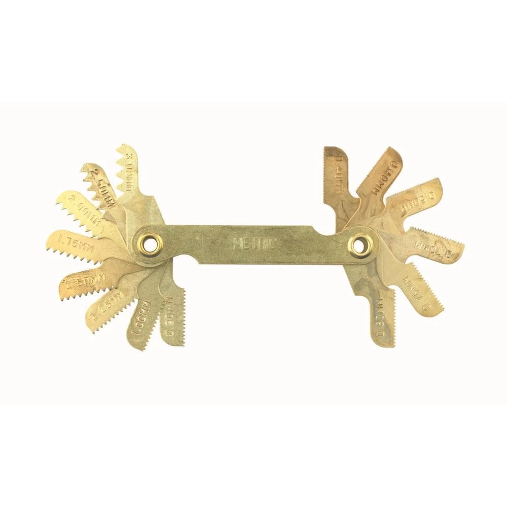 Best Pirce 🛒 IRWIN Metric Thread Gauges 16 Leaf Metric Thread -Gauge 🔔 2 Best Pirce 🛒 IRWIN Metric Thread Gauges 16 Leaf Metric Thread -Gauge 🔔