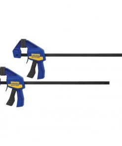 Discount 👍 IRWIN Clamps QUICK-GRIP 2-Pack 12-in Mini One Handed Bar Clamp 👏