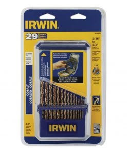 Flash Sale 👏 IRWIN Twist Drill Bits 29-Piece Assorted x Set Cobalt Twist Drill Bit Set ✔️ -Cheap IRWIN Store 18258813