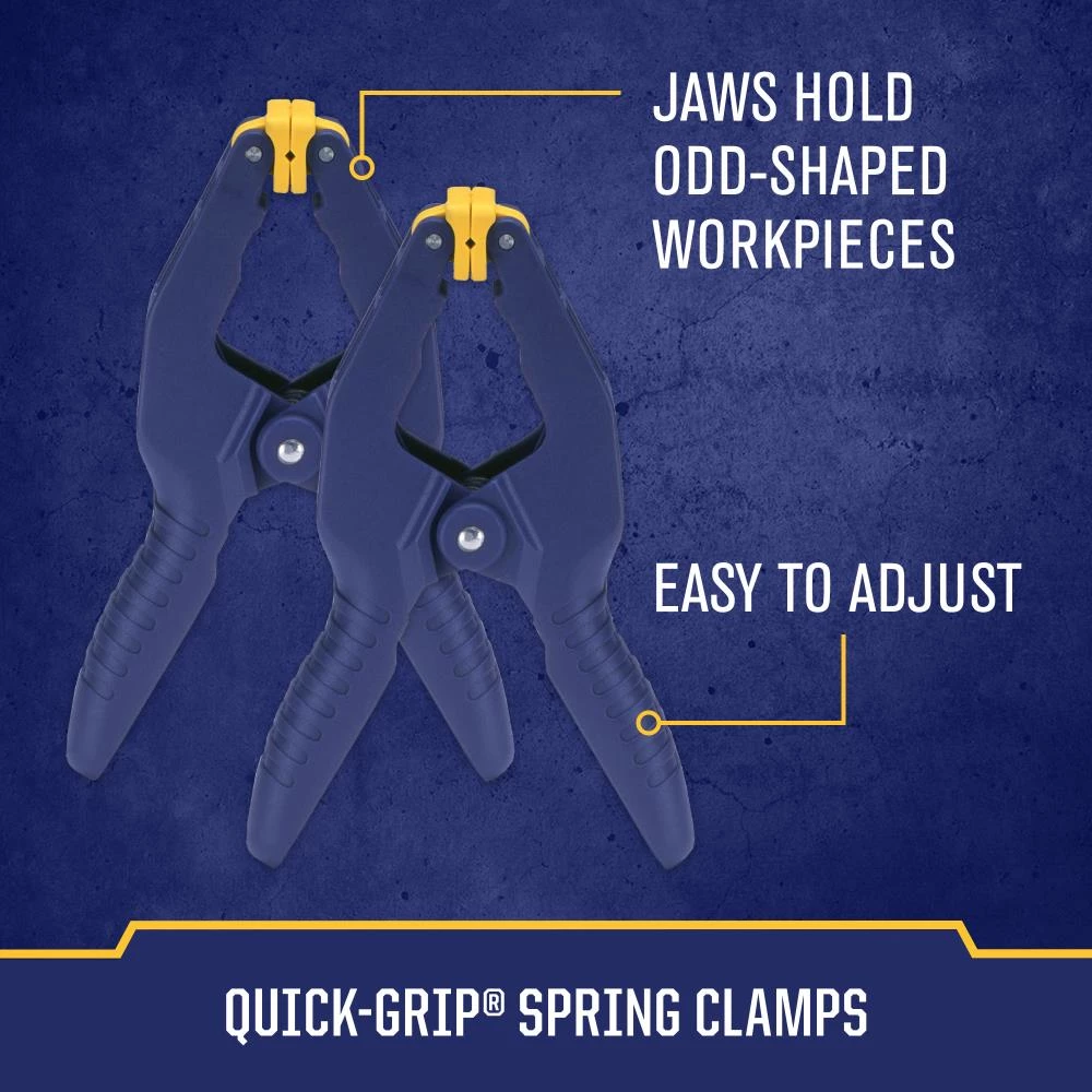 Wholesale 🛒 IRWIN Clamps QUICK-GRIP 8-Pack Assorted Assorted Clamp Set Clamp ✨ 8 Wholesale 🛒 IRWIN Clamps QUICK-GRIP 8-Pack Assorted Assorted Clamp Set Clamp ✨ - Image 6