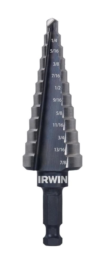 Top 10 โ๏ธ IRWIN Step Drill Bits Unibit Step #4 2X Step Bit ๐งจ 3 Top 10 โ๏ธ IRWIN Step Drill Bits Unibit Step #4 2X Step Bit ๐งจ