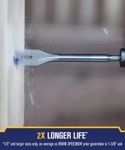 Best Sale ❤️ IRWIN Woodboring Drill Bits SPEEDBOR 11/16-in Woodboring Spade Drill Bit 🔥 -Cheap IRWIN Store 42310574