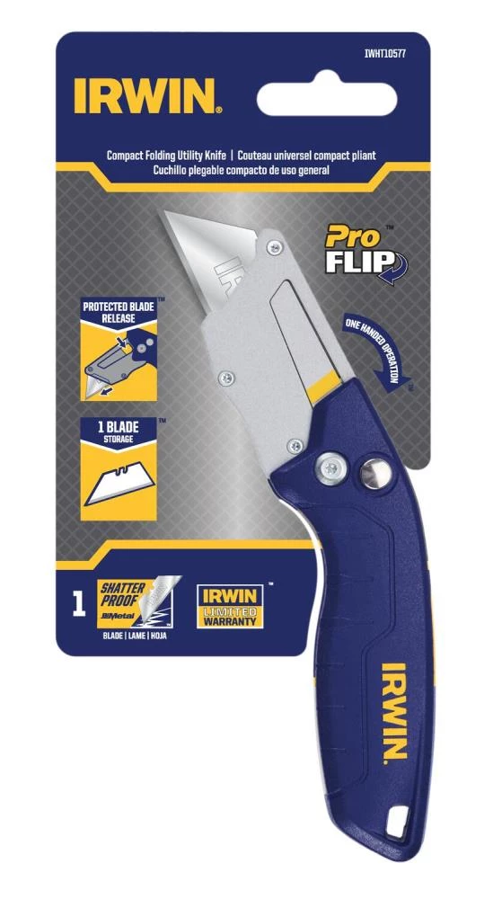 Best deal ✨ IRWIN Utility Knives Pro flip 1-Blade Folding Utility Knife with On Tool Blade Storage ✔️ 9 Best deal ✨ IRWIN Utility Knives Pro flip 1-Blade Folding Utility Knife with On Tool Blade Storage ✔️ - Image 7