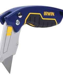Wholesale 🎁 IRWIN Utility Knives Pro flip 3-Blade Folding Utility Knife with On Tool Blade Storage 🎁 -Cheap IRWIN Store 42467558