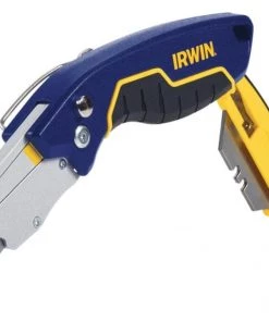 Wholesale 🎁 IRWIN Utility Knives Pro flip 3-Blade Folding Utility Knife with On Tool Blade Storage 🎁 -Cheap IRWIN Store 42467562