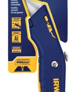Buy 🤩 IRWIN Utility Knives 3/4-in 1-Blade Retractable Utility Knife with On Tool Blade Storage 🎉 -Cheap IRWIN Store 43491779