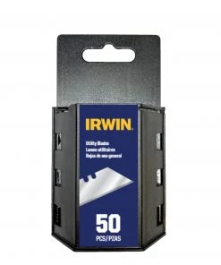 Flash Sale 🌟 IRWIN Replacement Utility Blades Carbon Steel 3/4-in Hook Utility Razor Blade(50-Pack) 👍